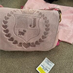 Juicy couture, pink pony hair purse